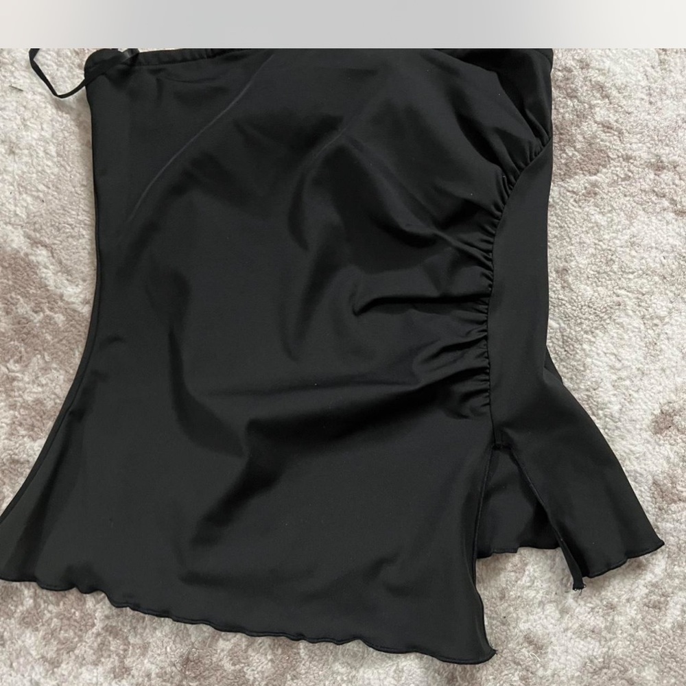 Edikted Black Gathered top